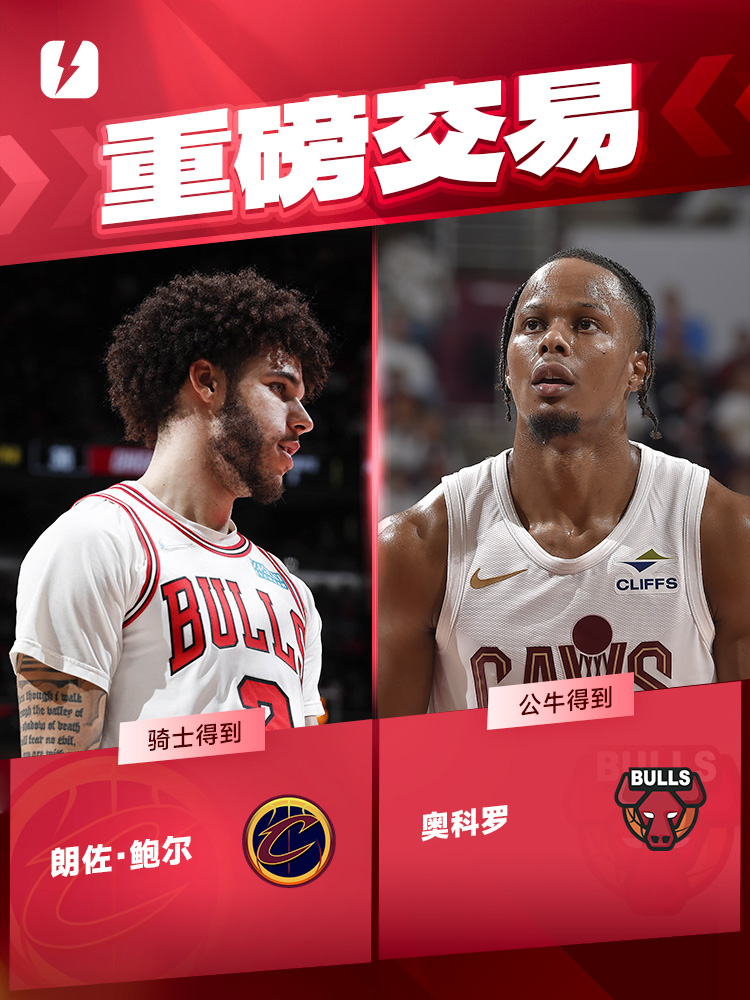 pg电子游戏-ESPN为朗佐·鲍尔交易评级：鲍尔提供良好补充获A，公牛未额外要求选秀权被评B-